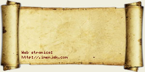 Jesenka Paić vizit kartica